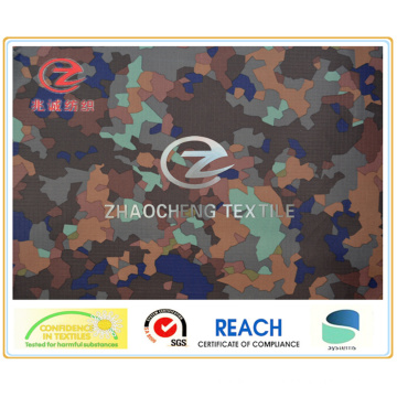 240t Ribstop Poly Pongee Stone Style Desert Printing Fabric (ZCBP152)